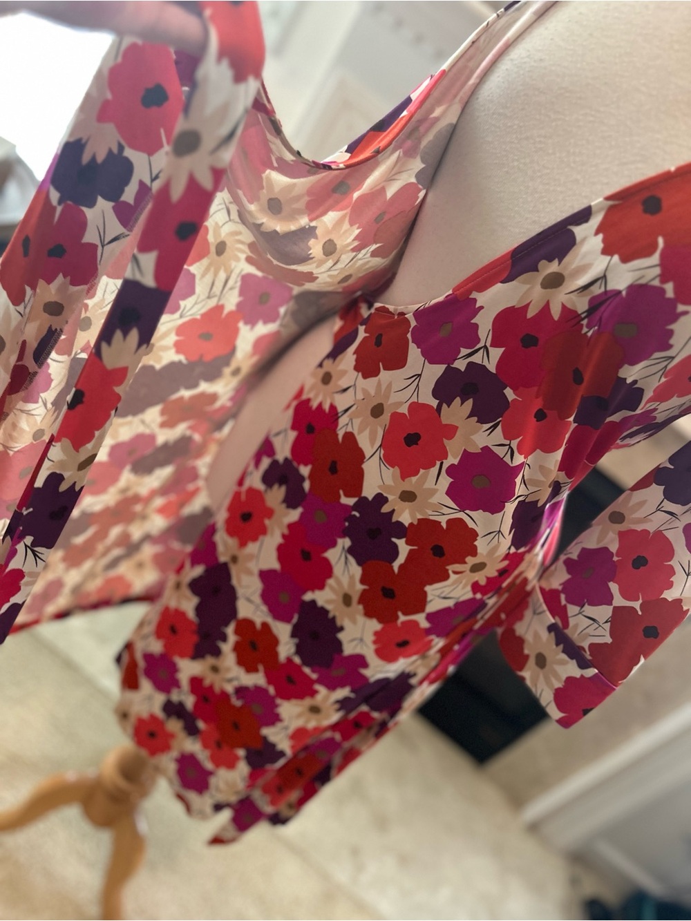 Diane Von Furstenberg Poppy Wrap Dress in a Vibrant Color Palette - Picture 11 of 12